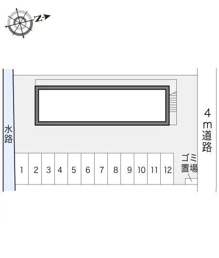 ★手数料０円★千葉市中央区浜野町　月極駐車場（LP）